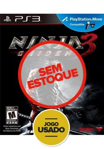 Ninja Gaiden 3 - PS3 ( Usado )